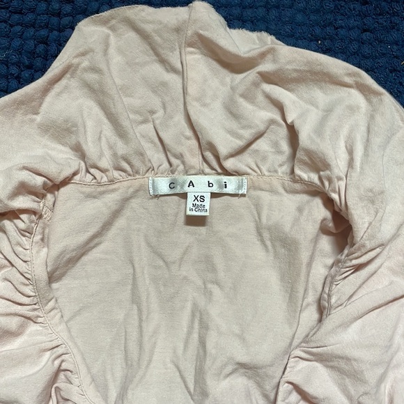 CAbi V-neck Ruffled Ruched Top - Picture 2 of 5